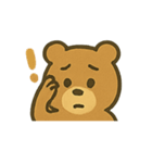 手描きクマちゃん（個別スタンプ：15）