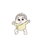 まゆげちゃん -baby-（個別スタンプ：1）