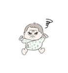 まゆげちゃん -baby-（個別スタンプ：6）