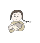 まゆげちゃん -baby-（個別スタンプ：14）