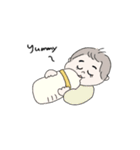 まゆげちゃん -baby-（個別スタンプ：15）