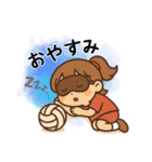 ちびバレーガール（個別スタンプ：3）