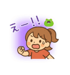 ちびバレーガール（個別スタンプ：8）