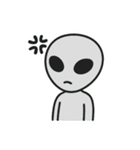 宇宙人のシュールな感情（個別スタンプ：4）