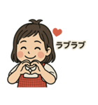 2歳 女の子の日常（個別スタンプ：6）