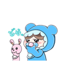 やさぐれ赤ちゃん(るーちゃん)（個別スタンプ：8）