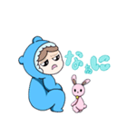 やさぐれ赤ちゃん(るーちゃん)（個別スタンプ：12）