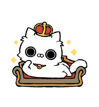 白ネコのもちくん（個別スタンプ：5）