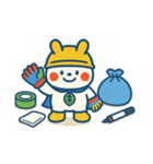 まるぴょん現場スタイル（個別スタンプ：4）