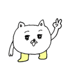 ゆるーい感じの顔星人（個別スタンプ：24）