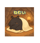 ぽっちゃりまるバク（個別スタンプ：34）