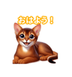 とにかくかわいい アビシニアン（個別スタンプ：2）