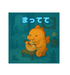 ぽっちゃりまるタツノオトシゴ（個別スタンプ：25）