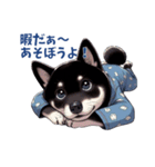 ぱじゃま柴、今日もゆるい（個別スタンプ：10）