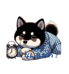 ぱじゃま柴、今日もゆるい（個別スタンプ：12）
