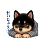 ぱじゃま柴、今日もゆるい（個別スタンプ：13）