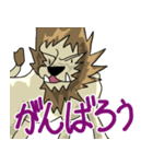 タフガイなライオン（個別スタンプ：14）