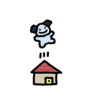 犬さん【カップルスタンプ】（個別スタンプ：9）