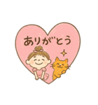 ゆるバレリーナとねこの毎日スタンプ⑧（個別スタンプ：16）