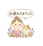 ゆるバレリーナとねこの毎日スタンプ⑧（個別スタンプ：19）