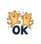 ゆるねこたちのほんわか毎日スタンプ①（個別スタンプ：23）