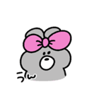 動く！らくがきすぎるくま（個別スタンプ：4）