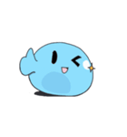 うごくのんびりスライム（個別スタンプ：1）