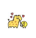 動くしょぼいキリン（個別スタンプ：12）