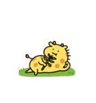 動くしょぼいキリン（個別スタンプ：15）