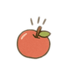 りんごの女の子（個別スタンプ：3）