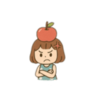 りんごの女の子（個別スタンプ：9）