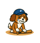 熱血野球ワンちゃん⚾コーイケルホンディエ（個別スタンプ：10）