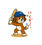 熱血野球ワンちゃん⚾コーイケルホンディエ（個別スタンプ：12）