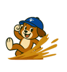 熱血野球ワンちゃん⚾コーイケルホンディエ（個別スタンプ：34）