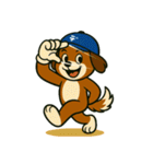 熱血野球ワンちゃん⚾コーイケルホンディエ（個別スタンプ：40）