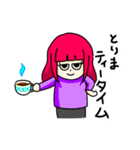 ネコモッチーのくらし（個別スタンプ：35）