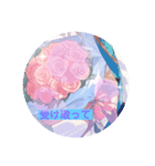 薔薇の花束といっしょに感謝を伝えたい（個別スタンプ：3）