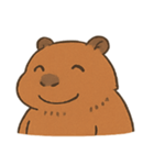 ぽっちゃりカピバラおじさん（個別スタンプ：1）