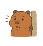 ぽっちゃりカピバラおじさん（個別スタンプ：2）