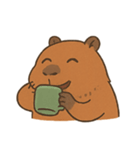 ぽっちゃりカピバラおじさん（個別スタンプ：5）