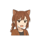 猫耳 ケモミミ 女の子1（個別スタンプ：10）