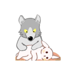 おちゃめなオオカミ（個別スタンプ：6）