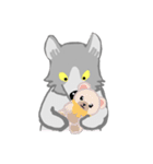 おちゃめなオオカミ（個別スタンプ：33）