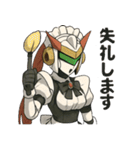 華麗なメイド型バトルロボットのごあいさつ（個別スタンプ：31）