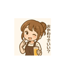 甘え上手な居酒屋アルバイト女子（個別スタンプ：4）
