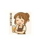 甘え上手な居酒屋アルバイト女子（個別スタンプ：8）