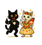 蛙のピグレッタと黒猫のミロ-いいね編-001（個別スタンプ：3）