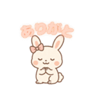 毎日☆ゆるうさぎ（個別スタンプ：2）