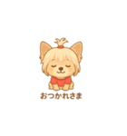 Cute Yorkshire Terrier  Sticker（個別スタンプ：1）