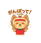Cute Yorkshire Terrier  Sticker（個別スタンプ：11）